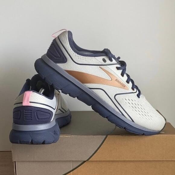Brooks Transmit 3 Spa Blue/Copper Women Athletic Sneakers- SZ 9.5
